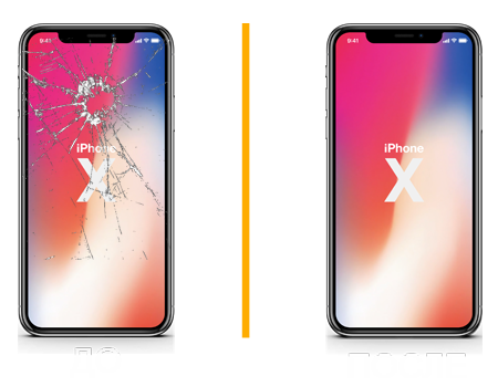 Замена стекла на iPhone X